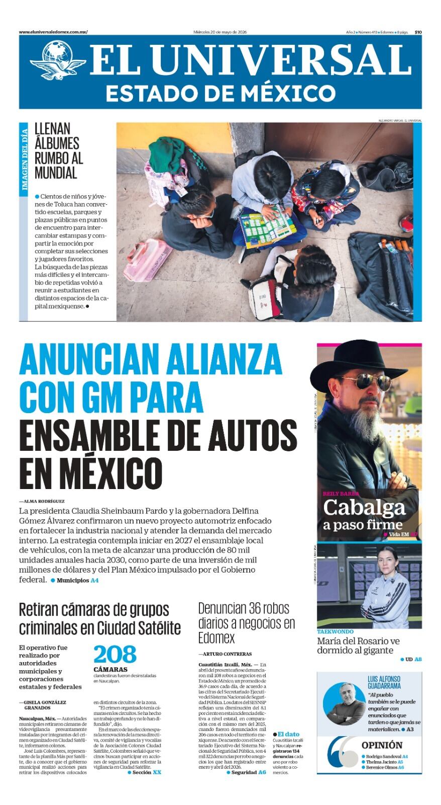 Portada 20 de mayo de 2026