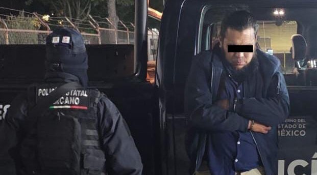 Aseguran cartuchos útiles y un vehículo tras captura de hombre armado en Ocuilan