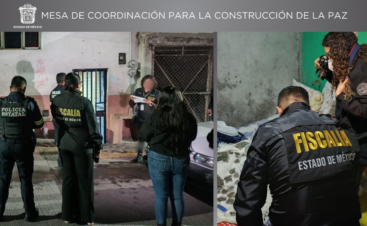 Aseguran tres inmuebles donde se localizaron diversas cantidades de drogas. Foto: Especial