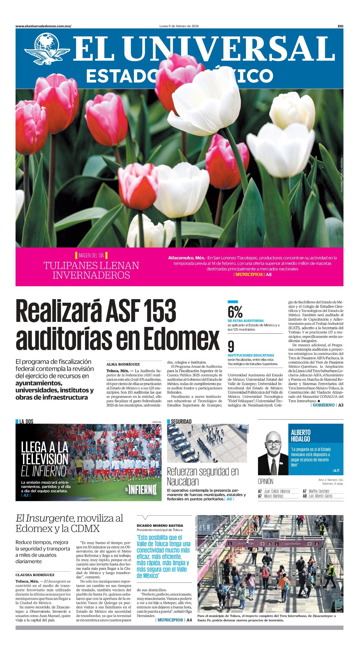 Portada 09 de febrero de 2026