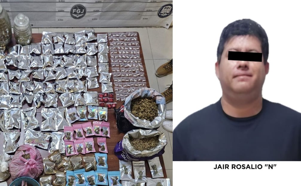 Jair Rosalío “N” y un adolescente de 16 años fueron capturados en flagrancia dentro del inmueble. Foto Especial