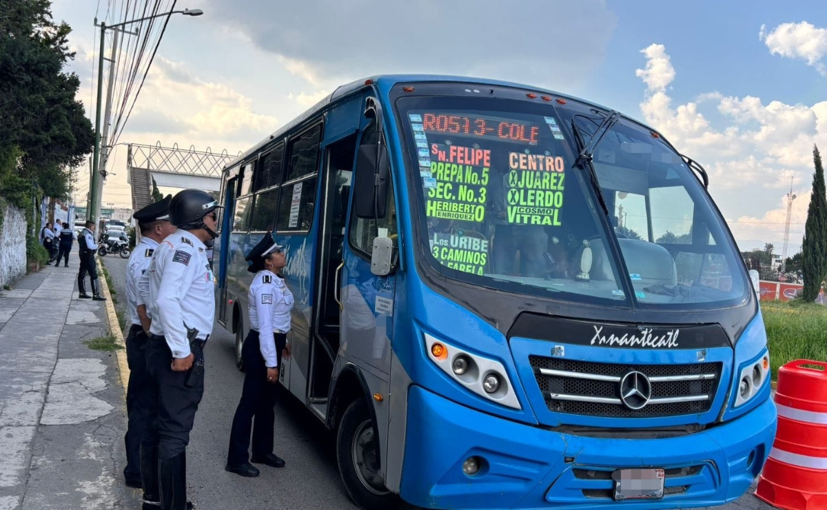 ¡Viaja tranquilo! Toluca refuerza seguridad en el transporte público con "Pasajero Seguro"