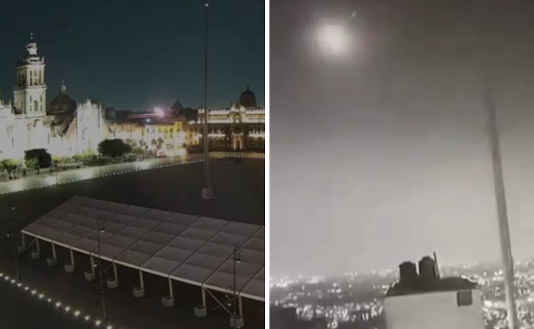 La UNAM explica qué fue el fenómeno brilloso que se observó la noche del 16 de abril en el Valle de México. Foto: Captura de pantalla en X