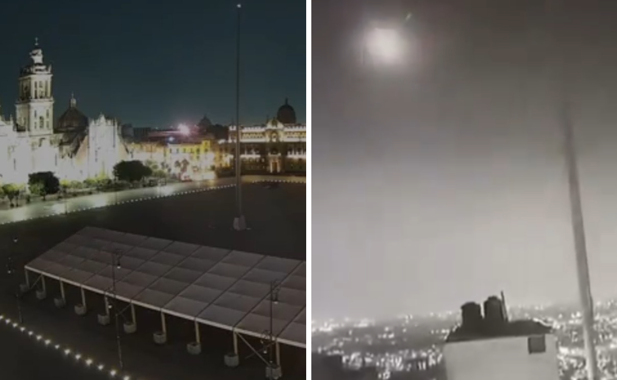 La UNAM explica qué fue el fenómeno brilloso que se observó la noche del 16 de abril en el Valle de México. Foto: Captura de pantalla en X