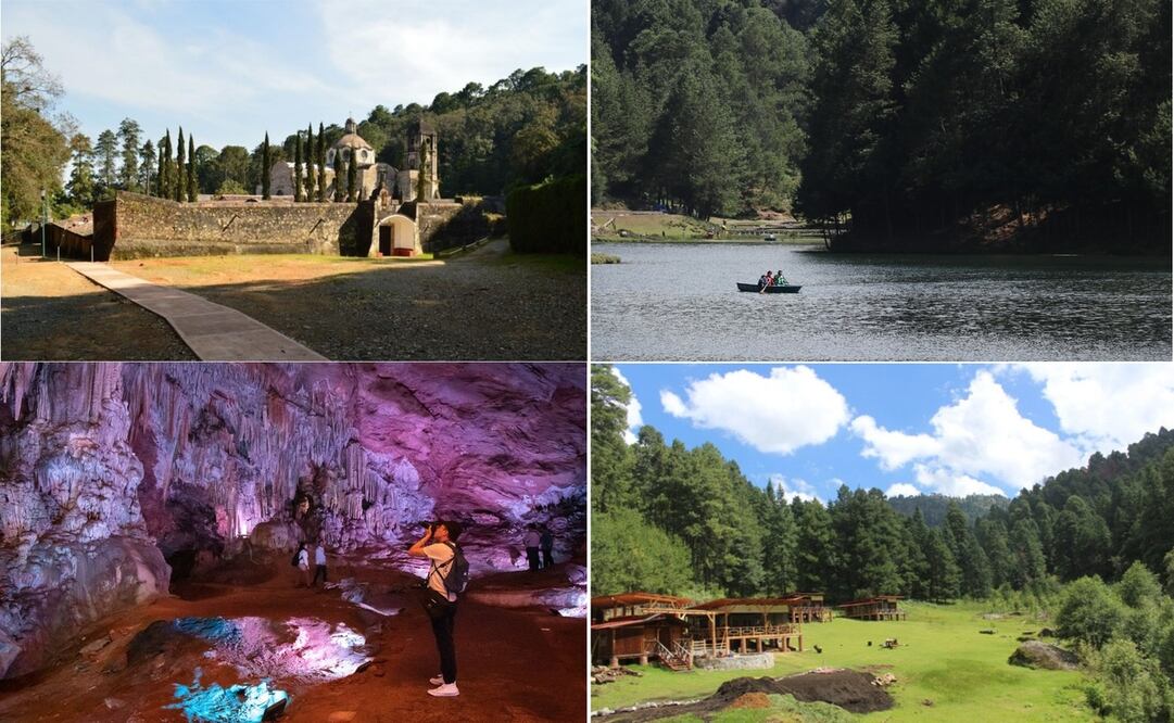 La ruta turística ofrece experiencias únicas para distintos gustos, que va desde el turismo de aventura hasta el espiritual en el Edomex. Foto: Especial
