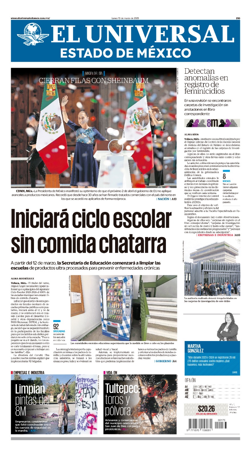 Portada 10 de marzo 2025