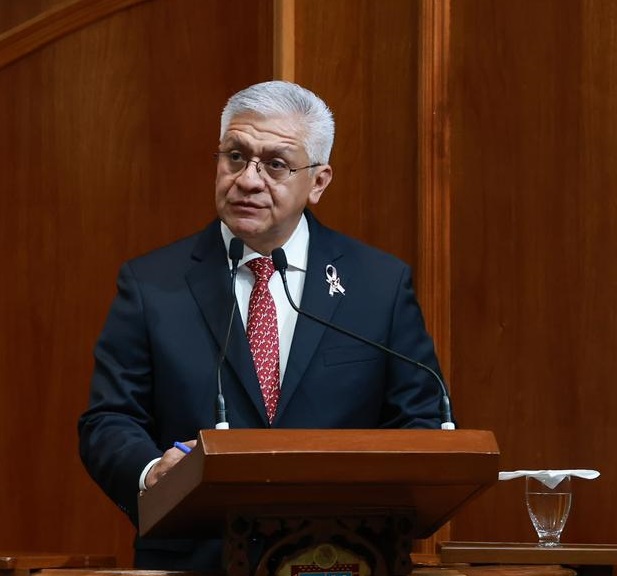 Cristóbal Castañeda Camarillo, secretario de Seguridad / Foto Alejandro Vargas