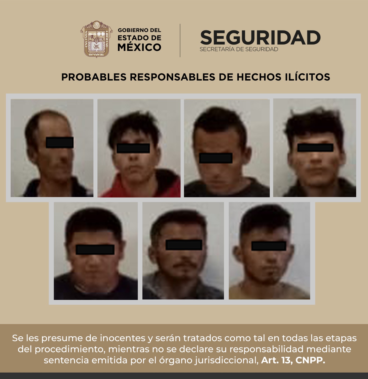 Fueron presentados ante el Agente del Ministerio Público / Foto Especial