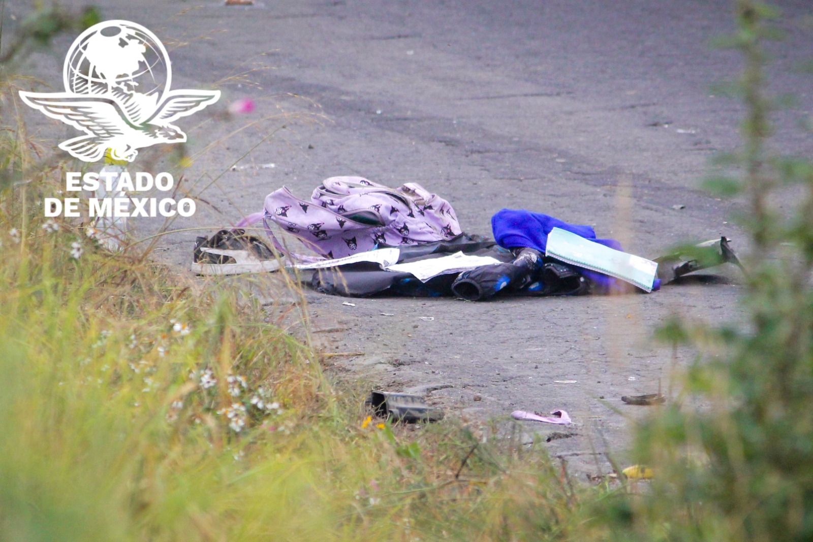 El percance ocurrió en la carretera federal México-Cuautla a la altura del Tecnológico de Chalco. Foto Luis Camacho