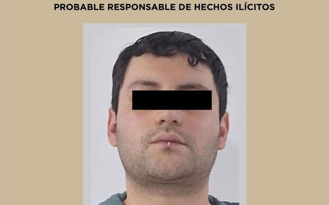 César “N” fue presentado ante el Ministerio Público, quien determinará su situación jurídica. Foto Especial