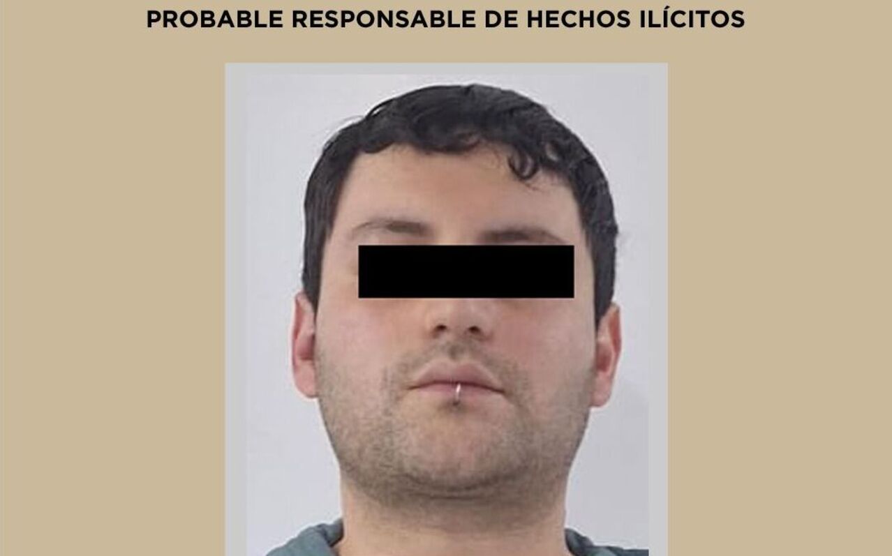 César “N” fue presentado ante el Ministerio Público, quien determinará su situación jurídica. Foto Especial