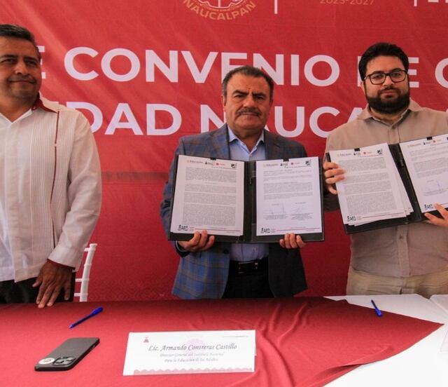 Firman convenio para reducir el analfabetismo