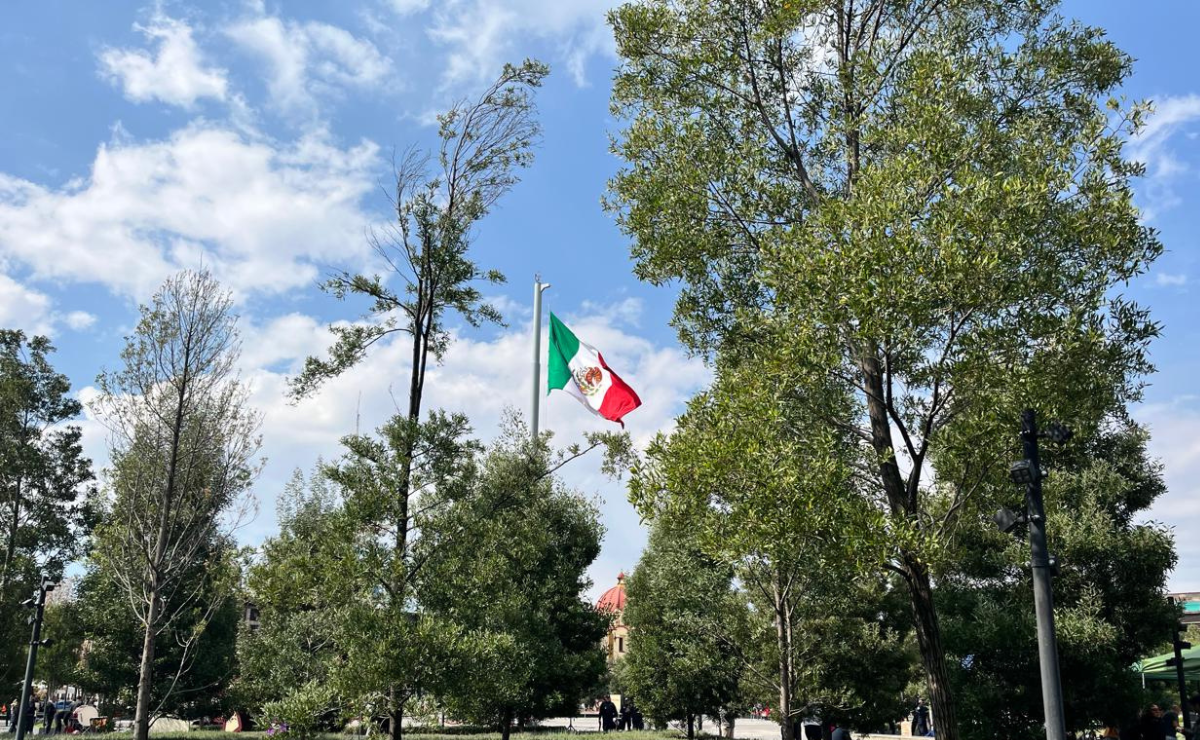 En este día, honramos a nuestra Bandera, símbolo de libertad, justicia y nacionalidad. Foto: Daniela Hernández
