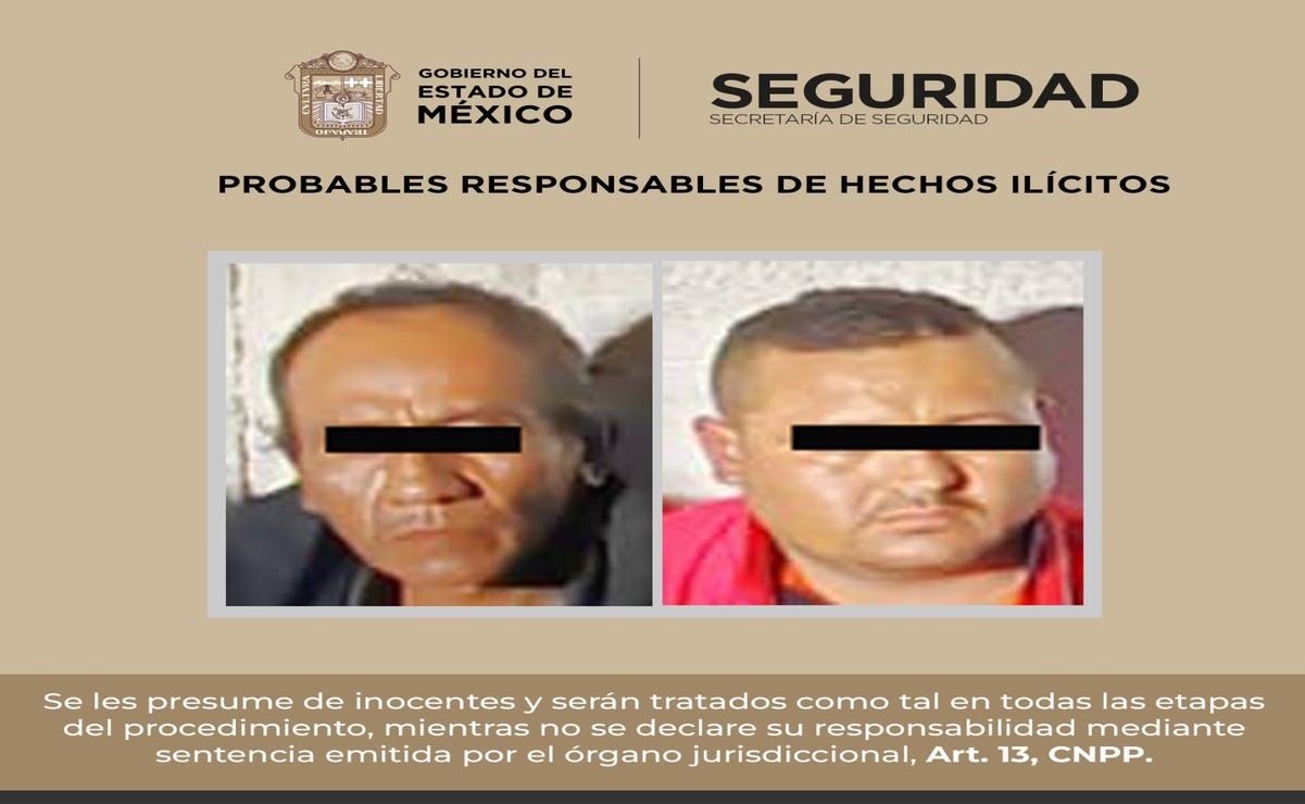 Jesús “N” y Gilberto “N” fueron detenidos por posibles delitos contra la salud. Foto: Especial