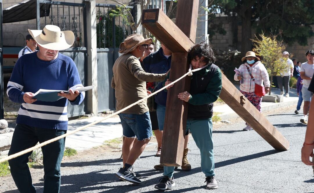 La Semana Santa se vive a flor de piel en delegaciones y barrios de Toluca / Foto: Alejandro Vargas