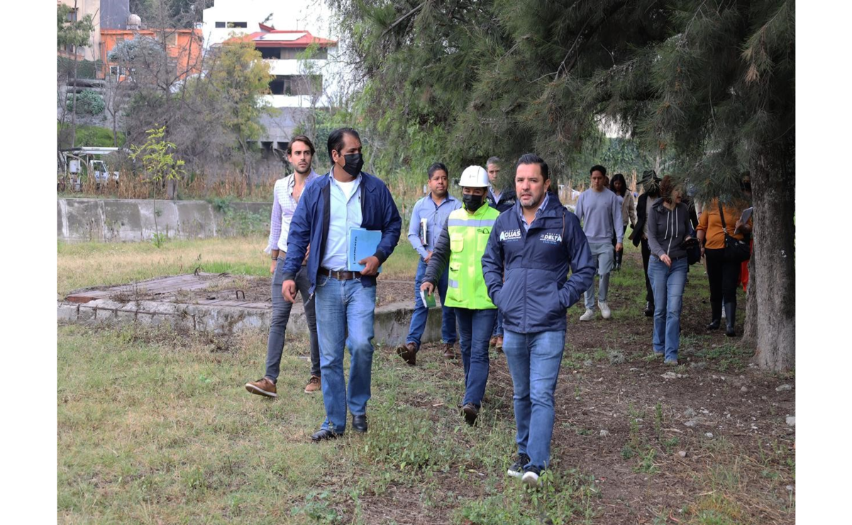 Vecinos y el gobierno local buscan reducir la peste que generan los lodos de este cuerpo de agua para evitar enfermedades y mejorar la calidad de vida de la población. Foto: Especial