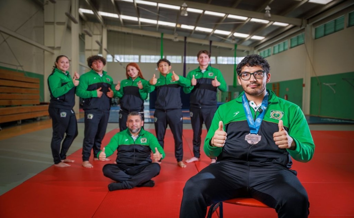 La presea de oro fue lograda por Jade Pérez Tolentino, estudiante de la facultad de derecho de la máxima casa de estudios mexiquense. Foto: Especial