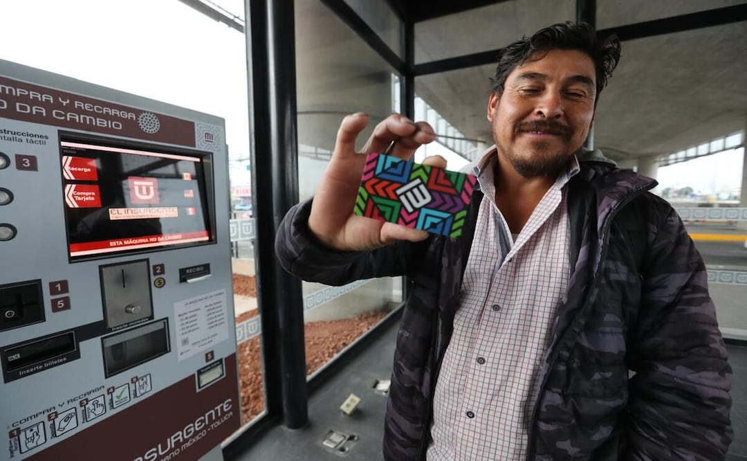 El acceso al Tren Interurbano México-Toluca será a través de la Tarjeta de Movilidad Integrada que se utiliza en el sistema de transporte de la CDMX. Foto: Jorge Alvarado