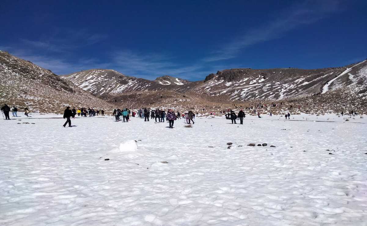 Brigadas realizan recorridos de vigilancia para proteger y conservar el Nevado de Toluca
