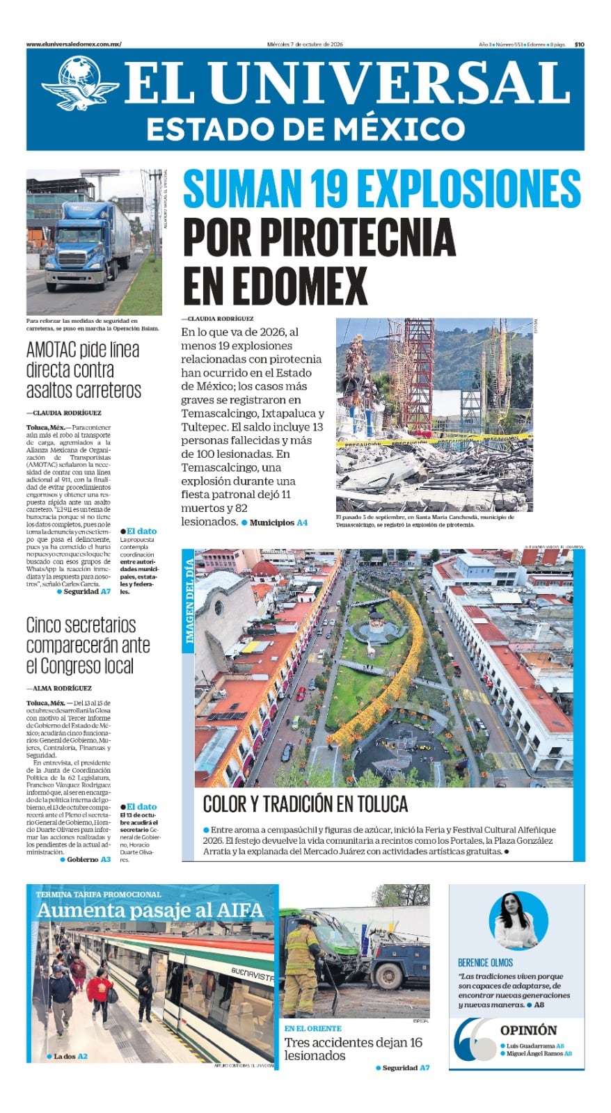 Portada 07 de octubre de 2026