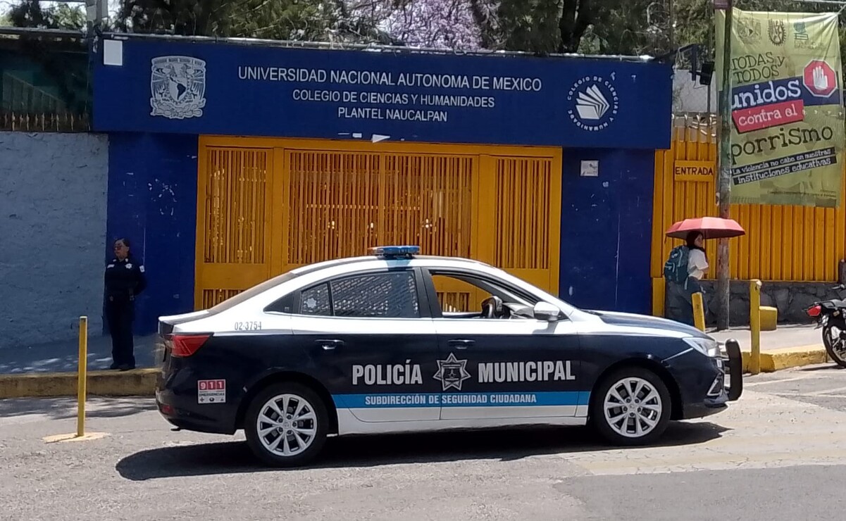 Autoridades CCH Naucalpan implementarán acciones para mejorar la seguridad física del plantel. Foto: Rebeca Jiménez