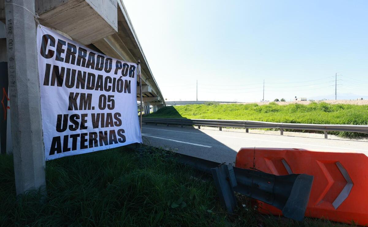 Cierre de la Lerma-Tres Marías por inundación toma por sorpresa a automovilistas