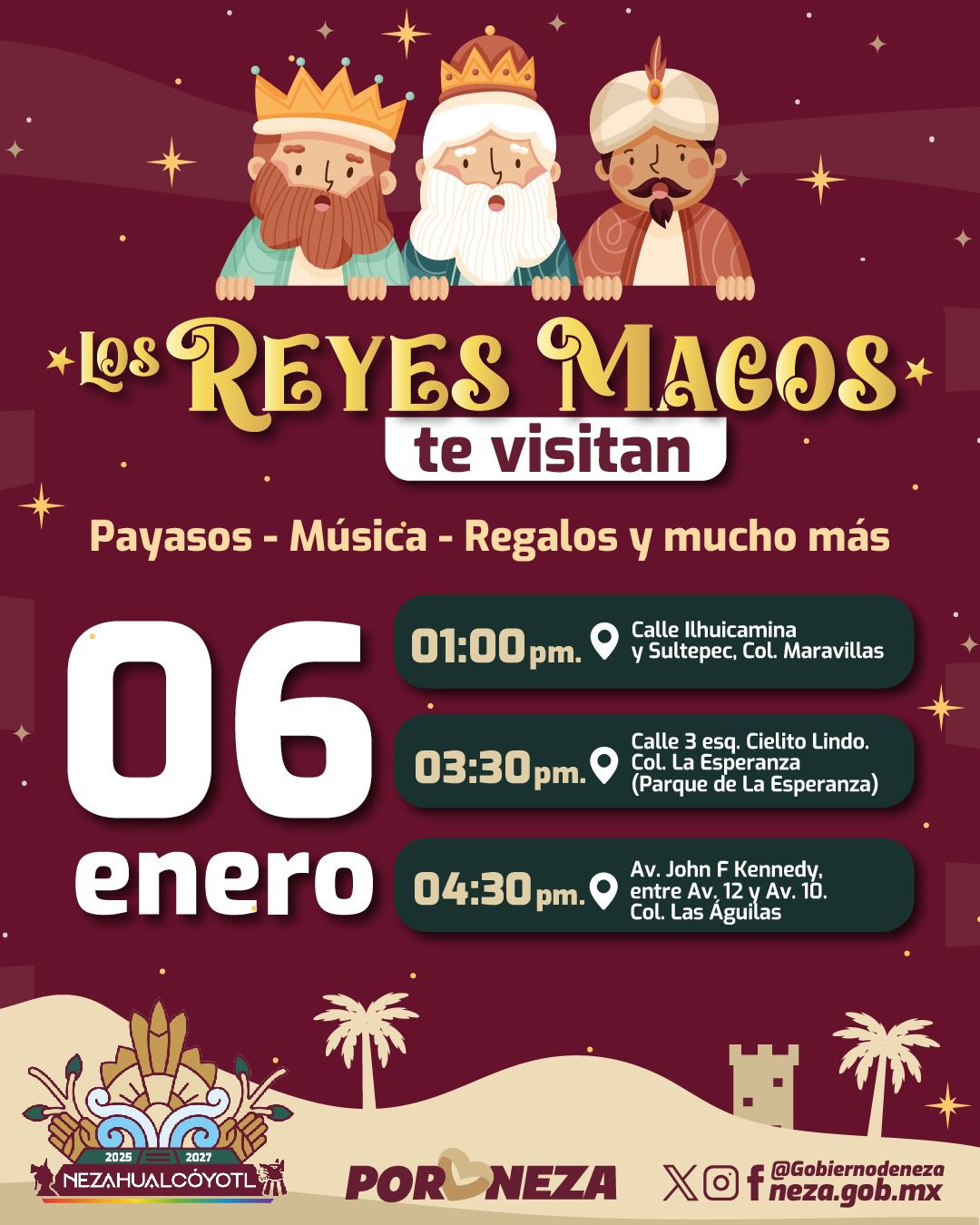 Los niños podrán tomarse fotos con los Reyes Magos / Foto Especial