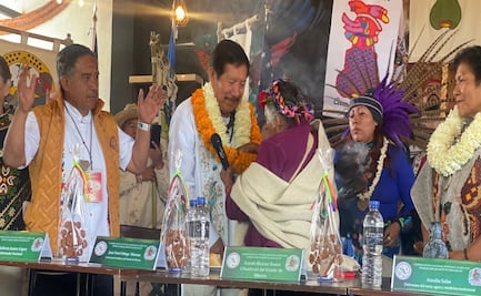 Edomex: José Neri Ortega asume el cargo de gobernador indígena; abogará por el reconocimiento de pueblos originarios