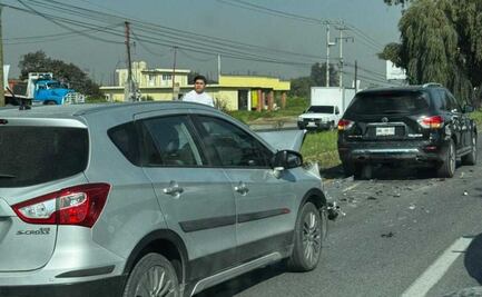 Choque en la Toluca-Tenango provoca caos vial