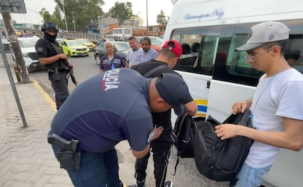 ¡Cayeron en la movida! Tres detenidos con armas y droga en combis de Ecatepec tras operativo sorpresa