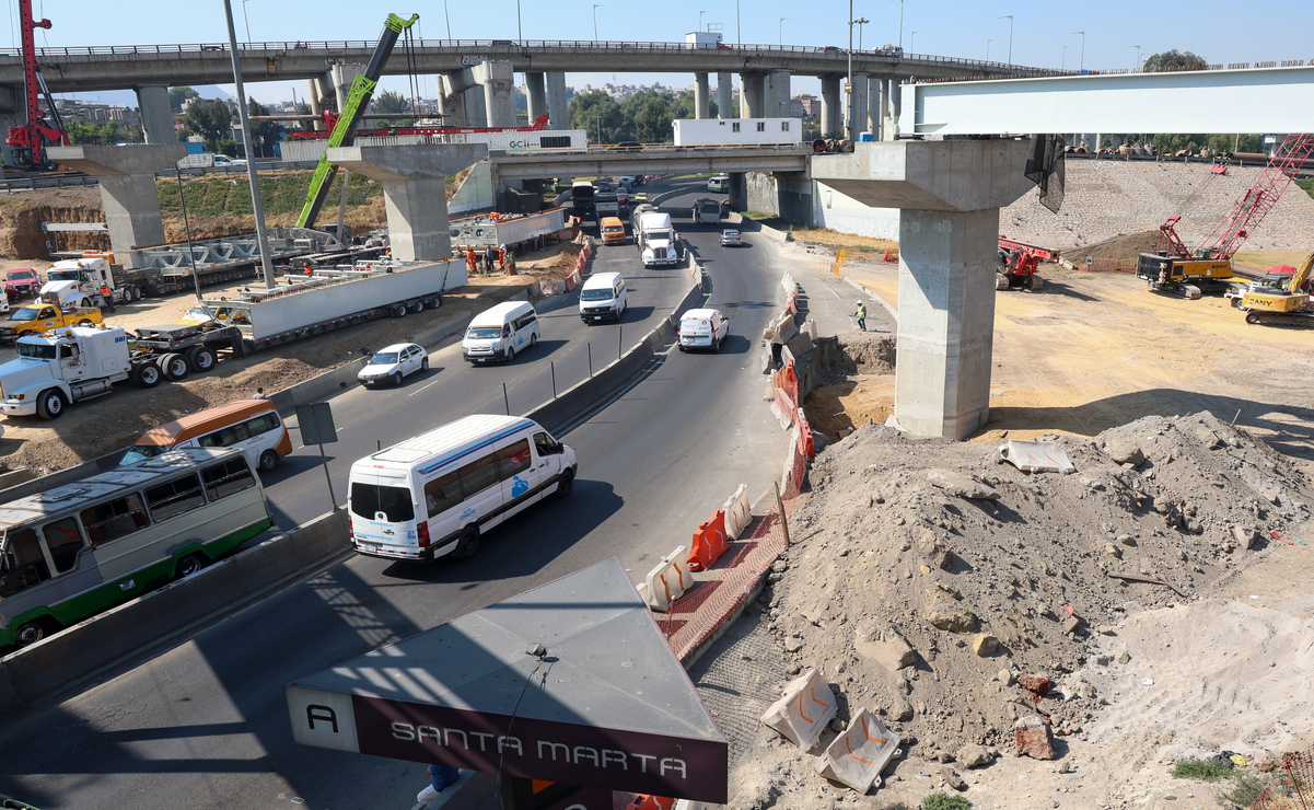 Las obras del Trolebús están en su etapa final y estaba prevista para culminares en el mes de abril 2025. / Foto: Archivo El Universal Edomex

