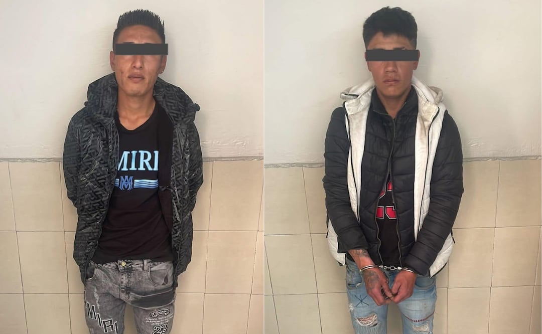Detenidos al intentar vender moto robada en Cuautitlán Izcalli. Foto: Especial