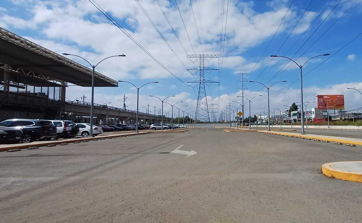 Personal del Centro de Transferencia Modal del Tren "El Insurgente" redobló la vigilancia con elementos de seguridad en ambas estaciones. Foto: Alejandro Vargas / El Universal Estado de México