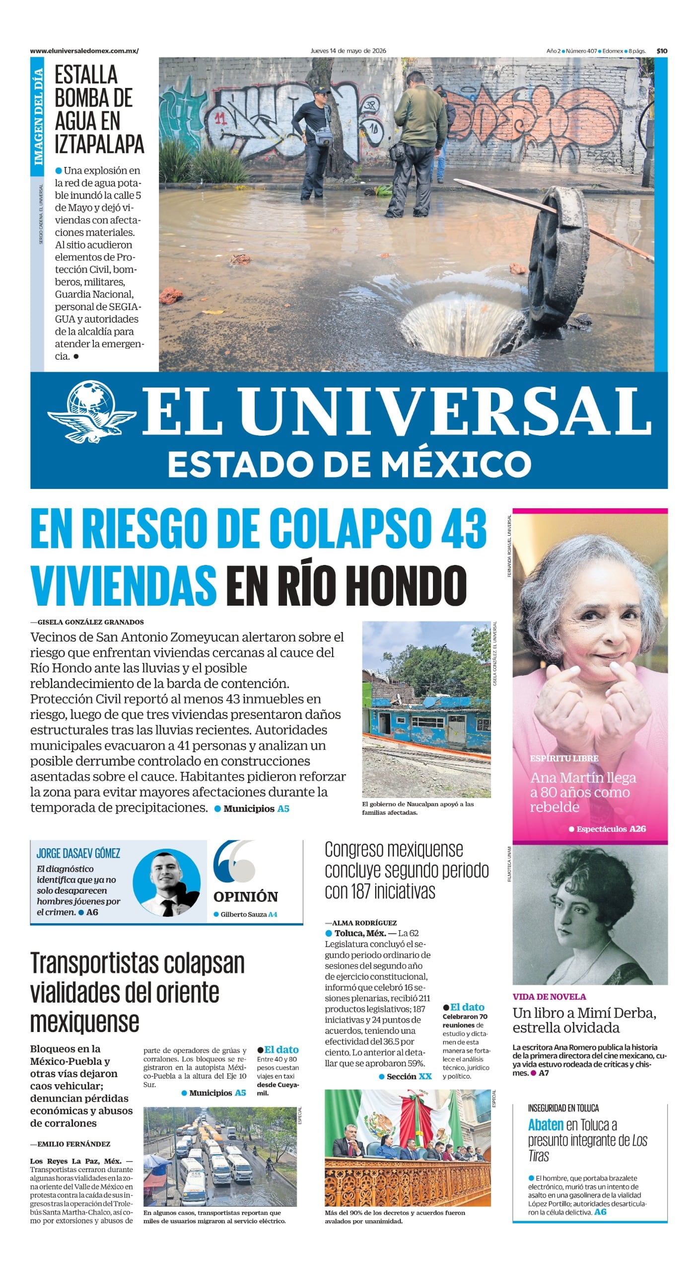 Portada 14 de mayo de 2026