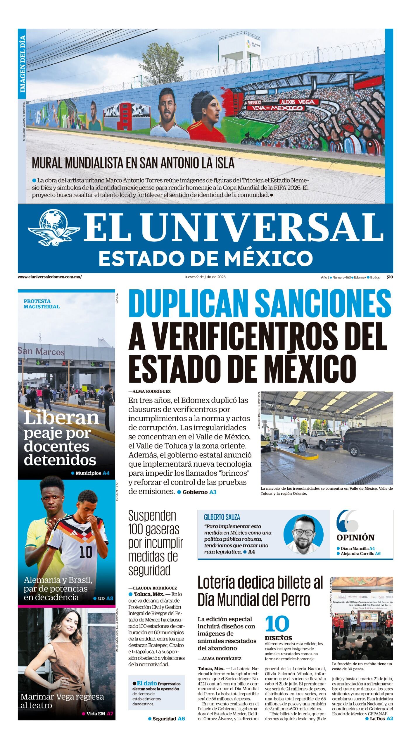 Portada 09 de julio de 2026