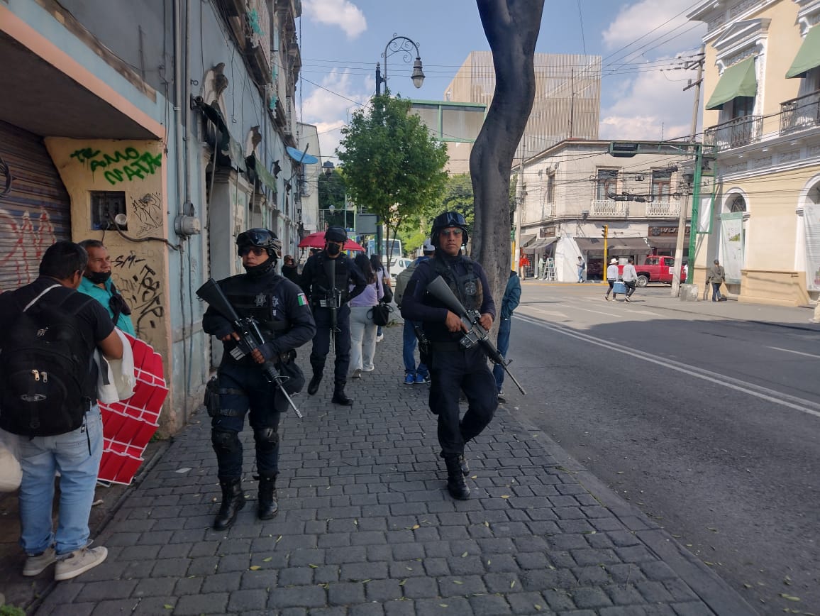 Se intensifican los operativos de seguridad en Toluca / Foto: Especial