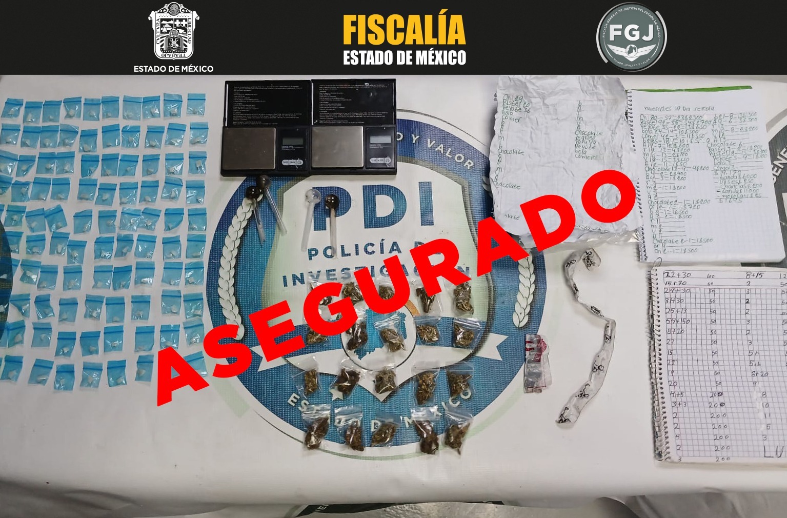 El operativo derivó de una denuncia ciudadana que alertó sobre actividad de narcomenudeo en una vivienda ubicada en la avenida Mateo Cabrera García. Foto: especial