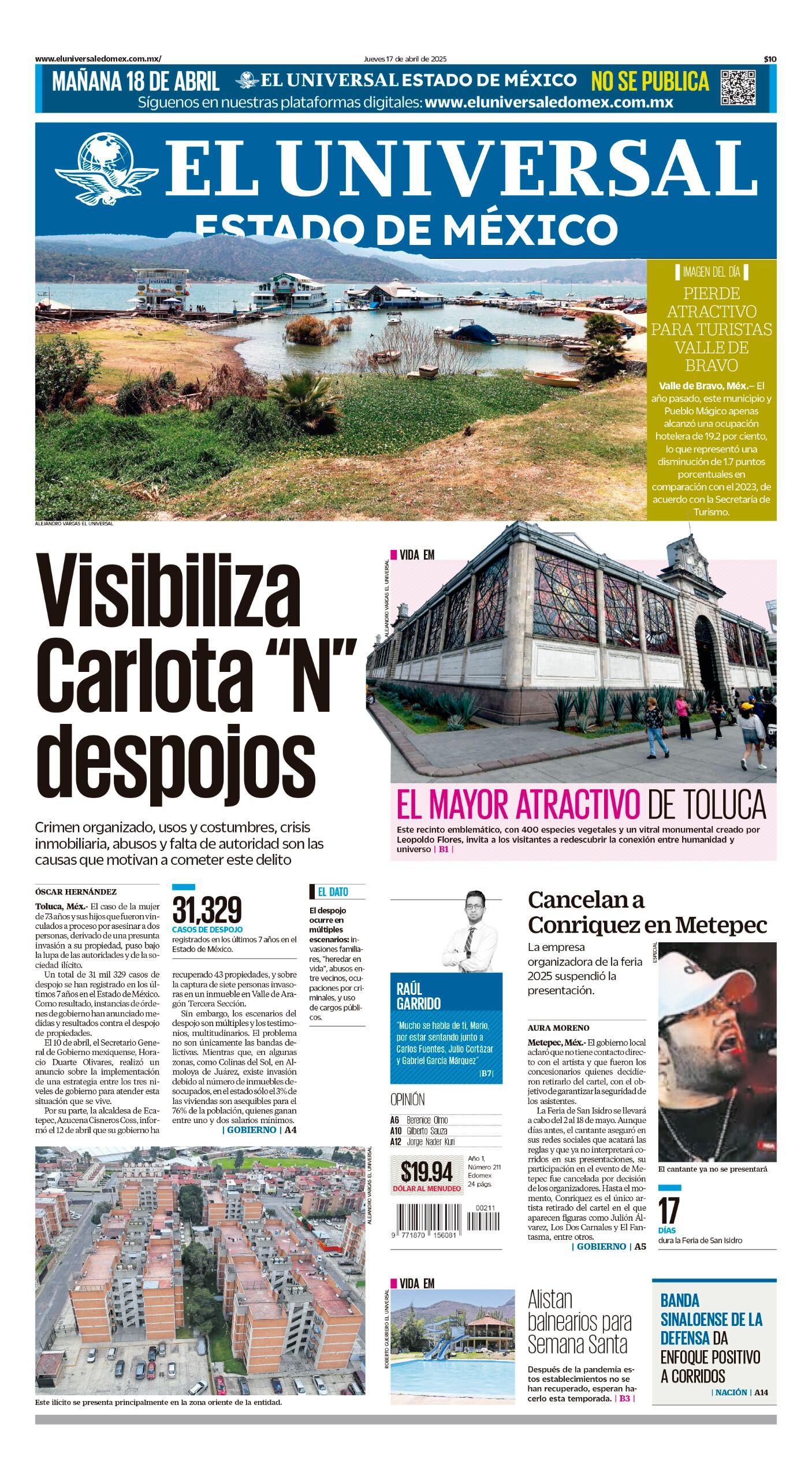 Portada 17 de abril 2025