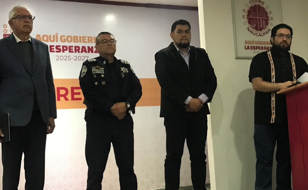 El alcalde Isaac Montoya presenta la nueva Estrategia de Seguridad Ciudadana de Naucalpan Foto: Rebeca Jiménez