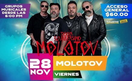 Revelan cartelera para la Feria de Zumpango: La Arrolladora, Bronco, Matute, Molotov y más