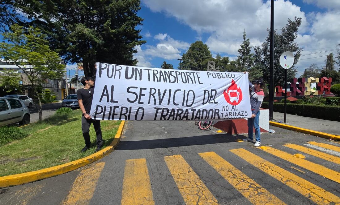 En el Edomex, colectivos rechazaron el ajuste de 17% a la tarifa del transporte público / Foto: ALMA RODRÍGUEZ EL UNIVERSAL Edomex
