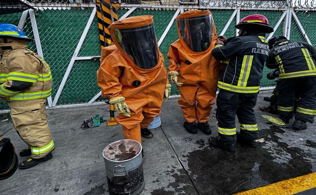 La emergencia ocurrió en una empresa con razón social Galvanolyte S.A de C.V  / Foto Especial