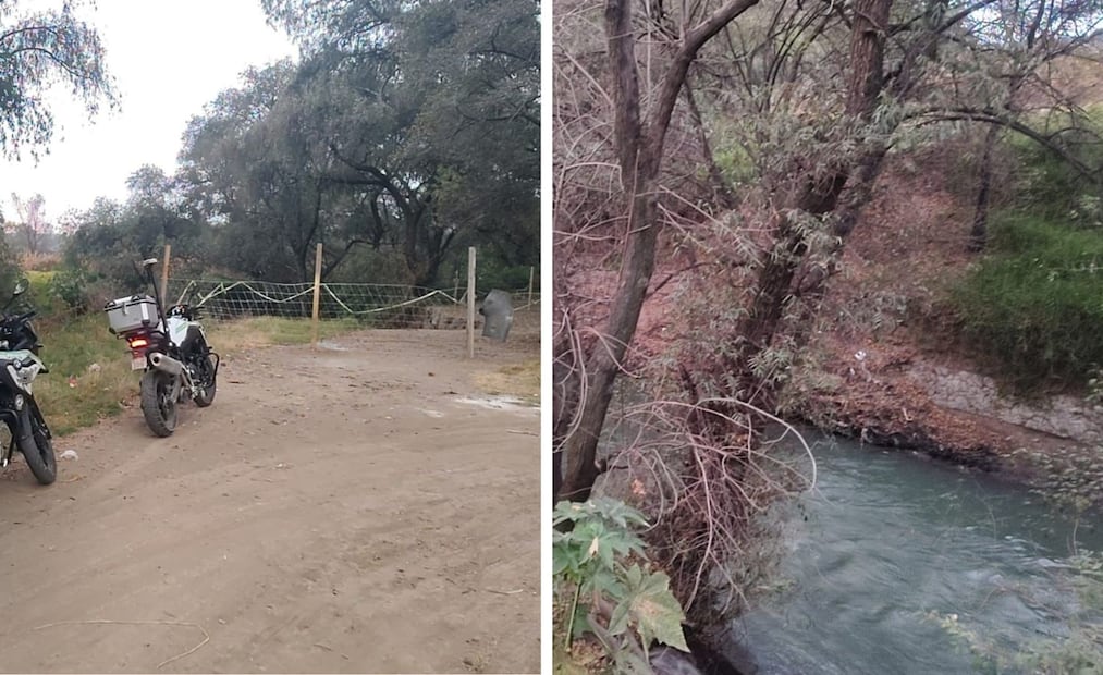 Elementos de la Comisaría General de Seguridad Ciudadana de Izcalli y el agrupamiento Centauros realizan la búsqueda de Jeshua Cisneros en el Río Tepojaco. Foto Especial