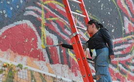 Azucena Cisneros impulsa jornada mundialista con recolección de 100 toneladas de basura y 200 murales en Ecatepec