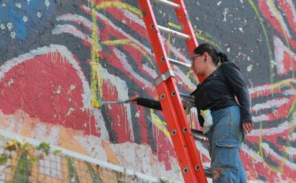 Azucena Cisneros impulsa jornada mundialista con recolección de 100 toneladas de basura y 200 murales en Ecatepec