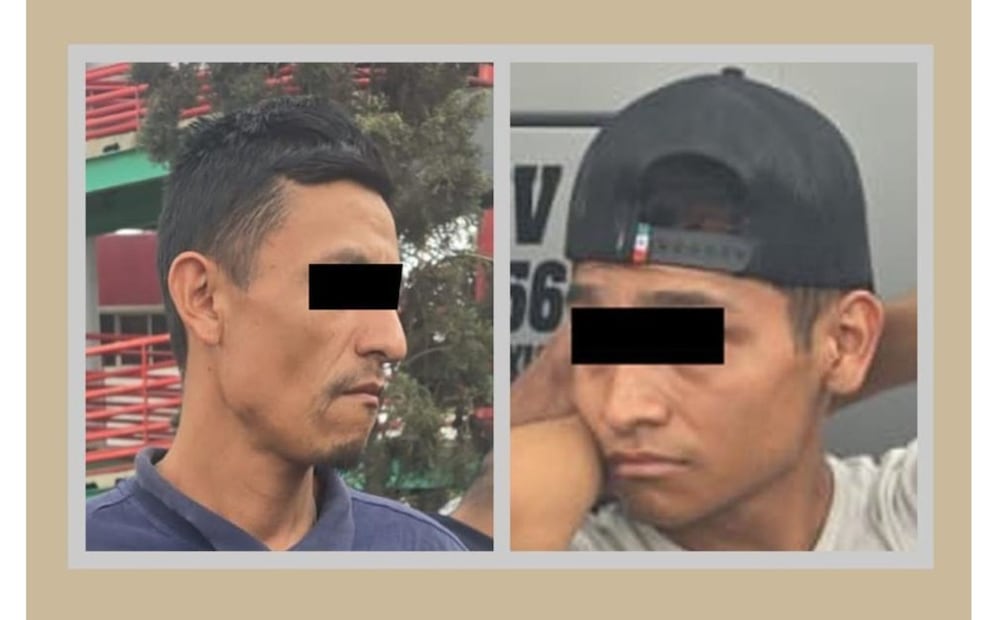 Dos hombres fueron detenidos tras el robo de un tractocamión en la autopista México-Puebla. Foto especial