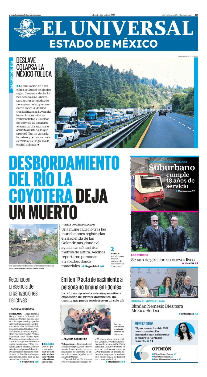 Portada 03 de junio de 2027