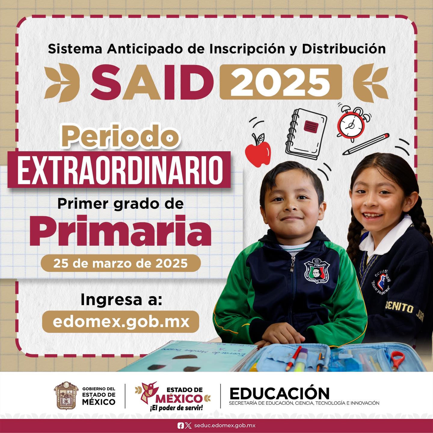 Abren periodo extraordinario para nivel primaria / Foto Especial