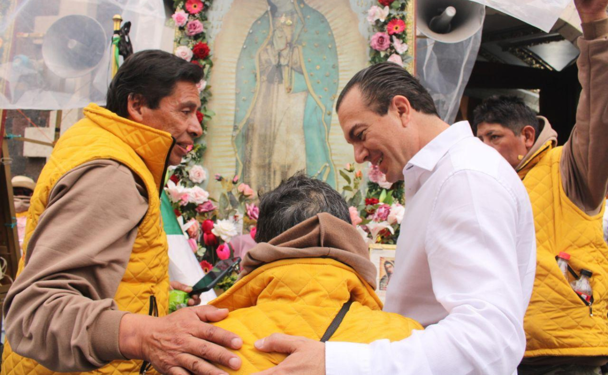 La fe en movimiento: Miles de personas recorren kilómetros para visitar a la Virgen de Guadalupe Foto: Especial