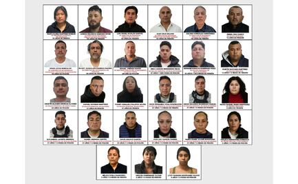 Suman 27 sentenciados por la operación enjambre en el Edomex